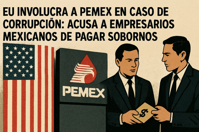 EU involucra a Pemex en caso de corrupción Acusa a empresarios mexicanos de pagar sobornos
