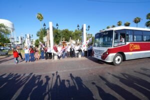 Nuevos camiones urbanos refuerzan el transporte público en Nuevo Laredo