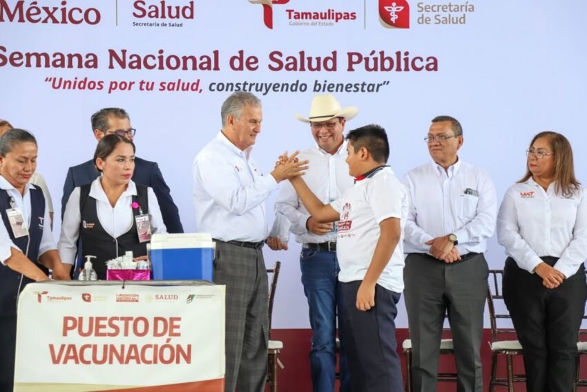 La Semana Nacional de Salud Pública 2025 en Tamaulipas benefició a más de 737,000 personas con actividades de prevención y vacunación, superando su cobertura objetivo.